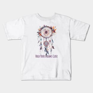 Mystic Dreamcatcher | Hold Your Dreams Close Kids T-Shirt